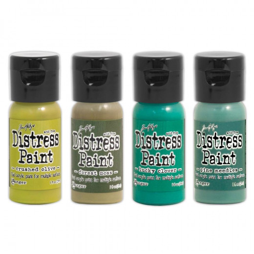 Tim Holtz Distress Paint with Flip Top - Paint Kit No. 3