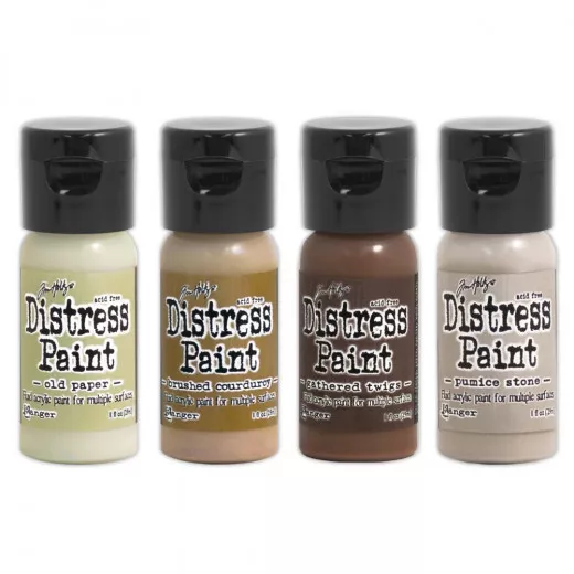 Tim Holtz Distress Paint with Flip Top - Paint Kit No. 5