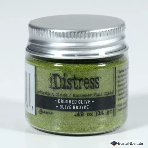 Tim Holtz Distress Embossing Glaze - Crushed Olive