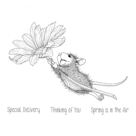 Spellbinders Cling Stamps - House Mouse - Daisy Mouse