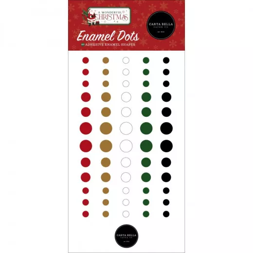 Carta Bella - Enamel Dots - A Wonderful Christmas