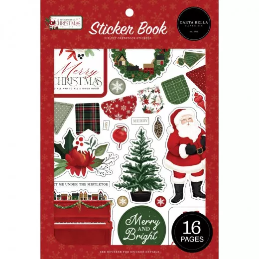 Carta Bella - Sticker Book - A Wonderful Christmas