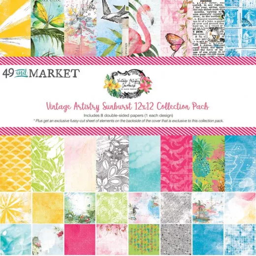 Vintage Artistry Sunburst - 12x12 Collection Pack