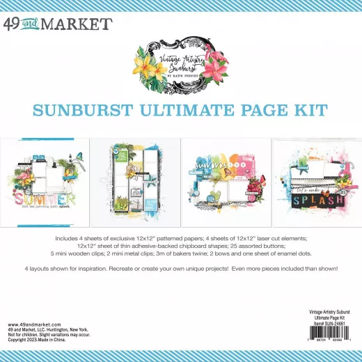 49 And Market Ultimate Page Kit - Vintage Artistry Sunburst