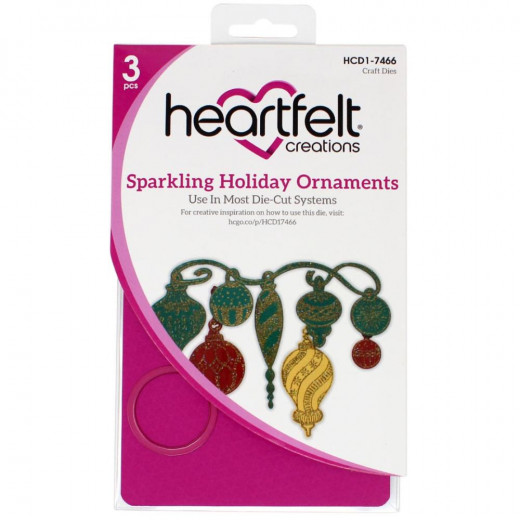 Cut and Emboss Die - Sparkling Holiday Ornaments