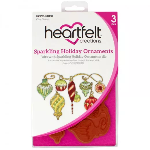 Cling Stamps - Sparkling Holiday Ornaments