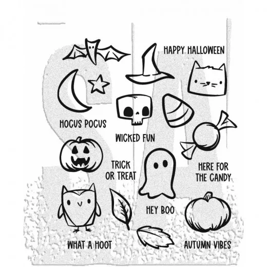 Cling Stamps by Tim Holtz - Tiny Frights