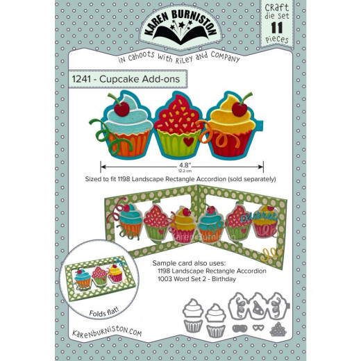 Karen Burniston Die - Cupcake Add-ons