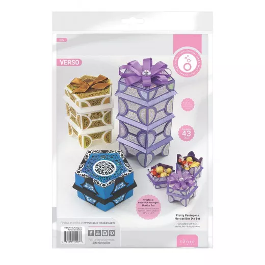 Tonic Studios Die Set - Pretty Pentagons Mortice Box