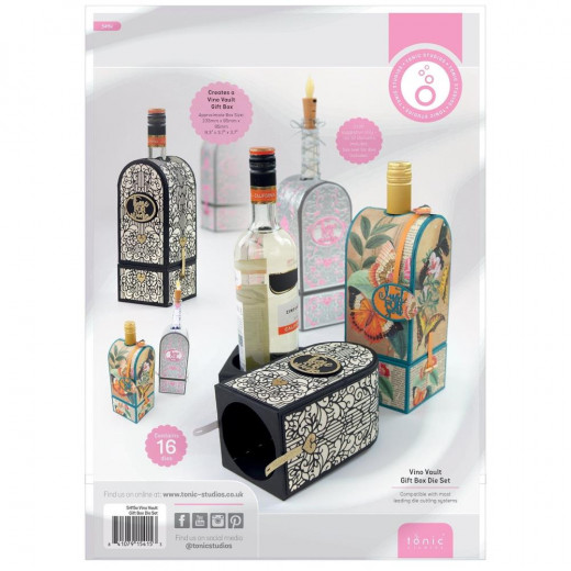 Tonic Studios Die Set - Vino Vault Gift Box