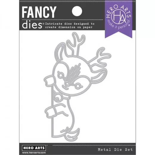 Hero Arts Fancy Dies - Peeking Reindeer