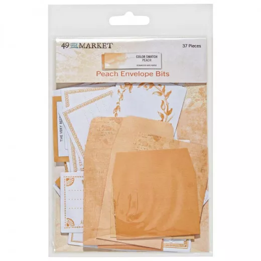 49 and Market Color Swatch: Peach - Envelope Bits