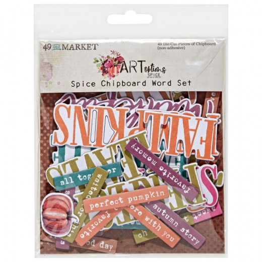 Chipboard Word Set - ARToptions Spice