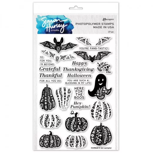 Simon Hurley Clear Stamps - Fall Sampler