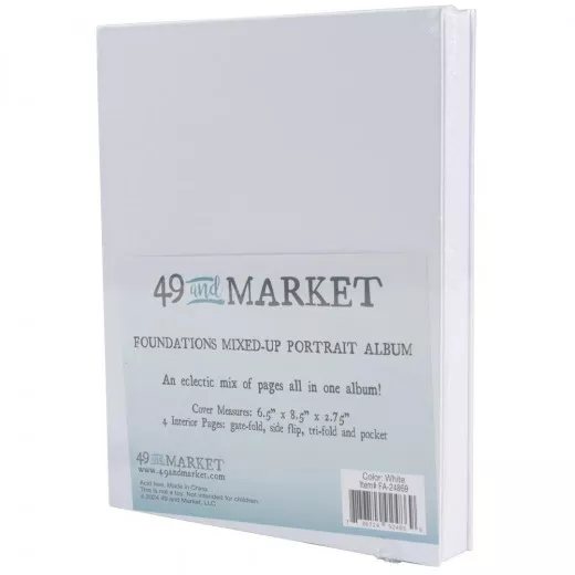 49 And Market - Foundations Mixed Up Album - Portrait, White