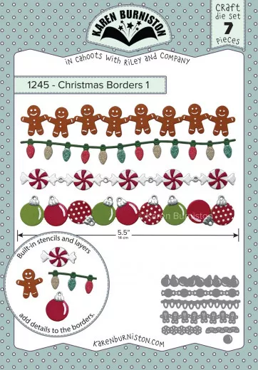 Karen Burniston Die - Christmas Border 1