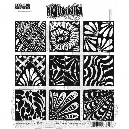 Dyan Reaveley's Dylusions - Cling Stamp Collections - Bits Of Blocks