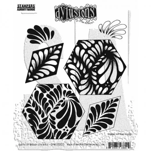 Dyan Reaveleys Dylusions - Cling Stamp Collections - Quilts Of Brush Strokes