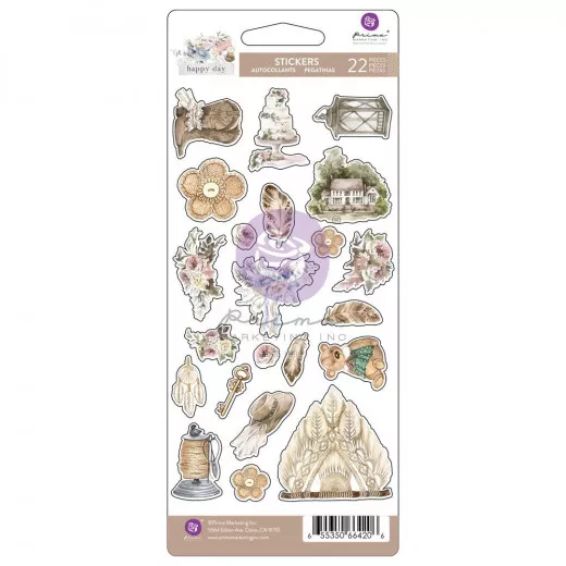 Chipboard Stickers - Bohemian Heart