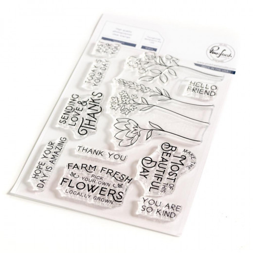 Pinkfresh Studio - Clear Stamps - Farm Fresh