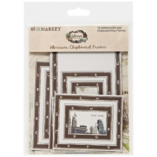 Chipboard Frames - Map Frames - Wherever