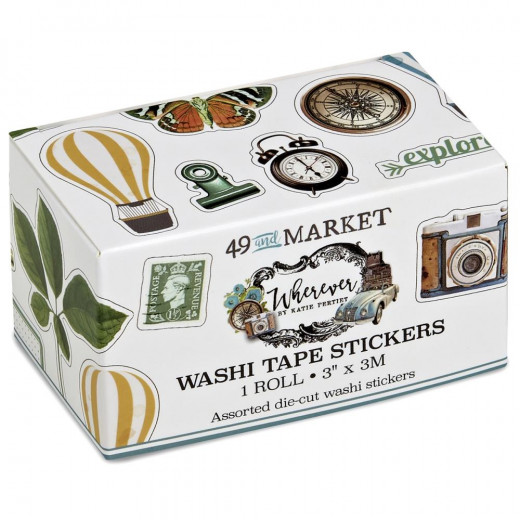 49 And Market - Washi Tape Stickers - Wherever