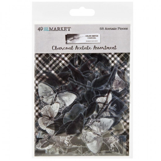 49 and Market - Color Swatch: Charcoal - Acetate Assortment