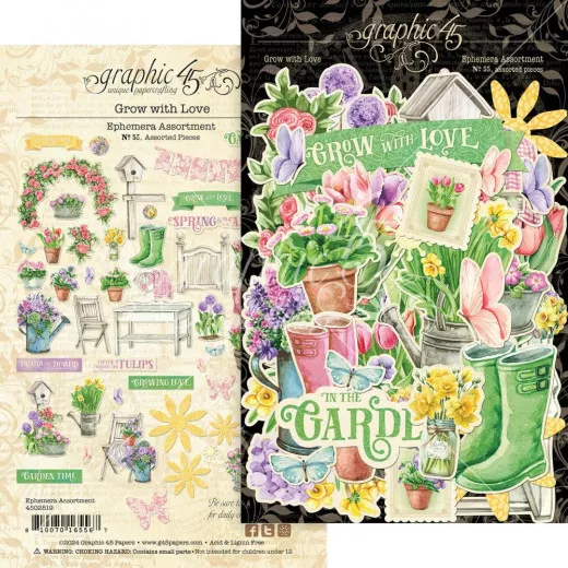 Grow With Love - Ephemera Die-Cut Assortment