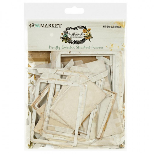 Chipboard Set - Krafty Garden - Stacked Frames