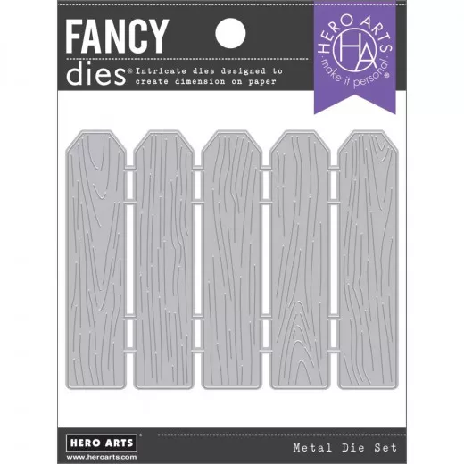 Hero Arts Fancy Dies - Wood Fence