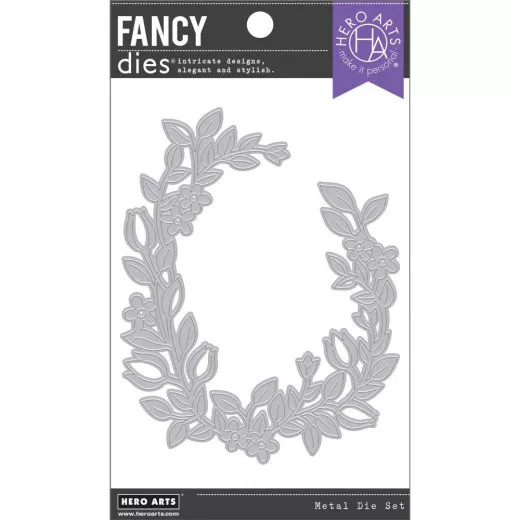 Hero Arts Fancy Dies - Floral Wreath