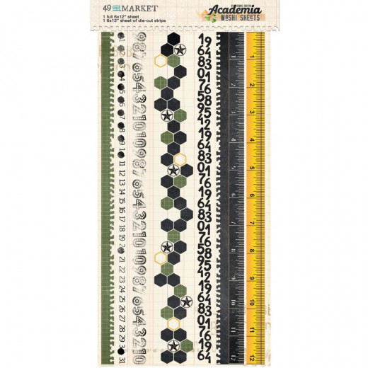 49 And Market - Academia - Washi Tape Sheet