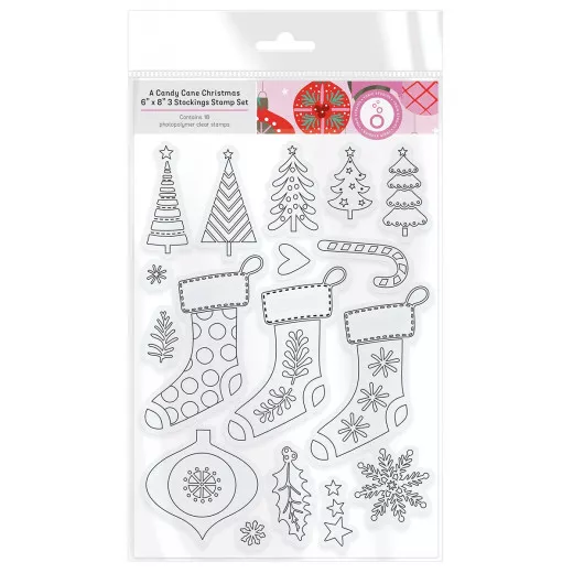 Clear Stamps - A Candy Cane Christmas 3 Stocking