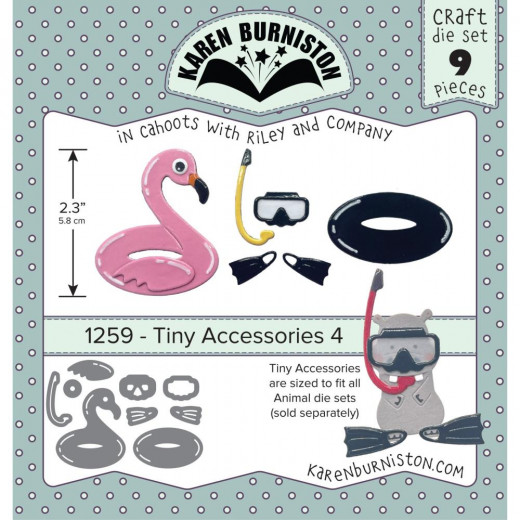 Karen Burniston Die - Tiny Accessories 4 - Beach