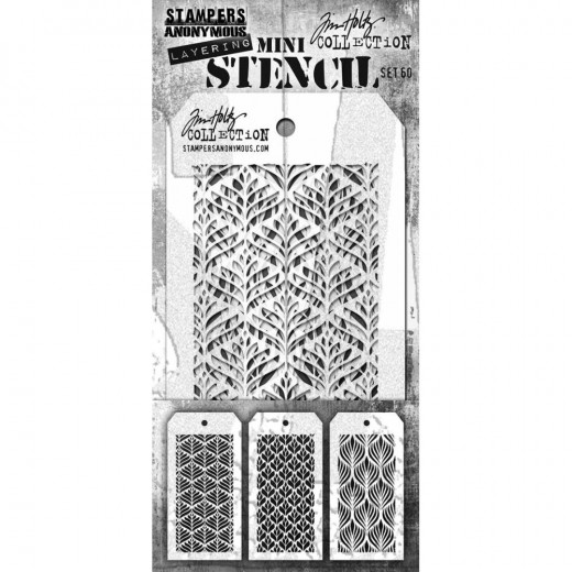 Tim Holtz Mini Layered Stencil Set 60