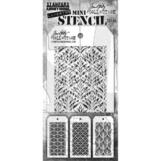 Tim Holtz Mini Layered Stencil Set 60