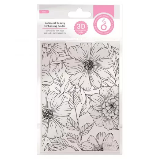 Tonic Studios 3D Embossing Folder - Botanical Beauty