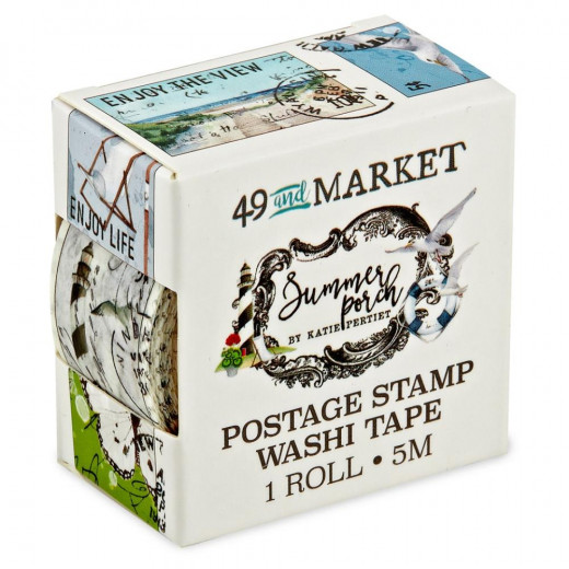 49 And Market Postage Stamp Washi Tape - Summer Porch