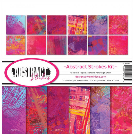 Abstract Strokes - 12x12 Collection Kit