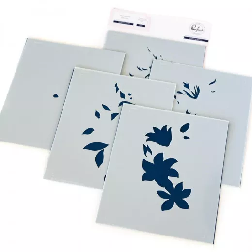 Pinkfresh Studio Stencils - Delighted For You