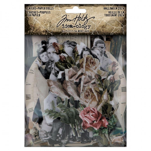 Tim Holtz - Idea-Ology - Die-Cuts - Layers    Paper Dolls - Halloween 2024