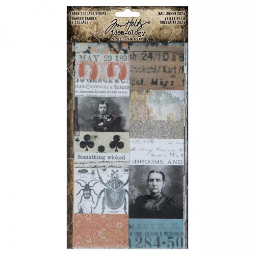 Tim Holtz - Idea-Ology - Halloween Collage Strips - Large