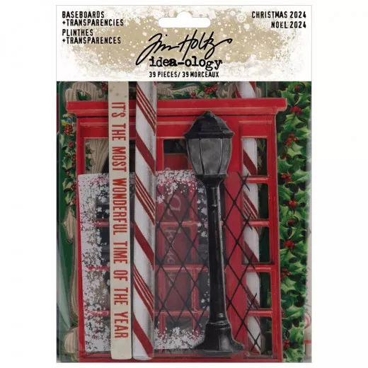 Tim Holtz - Idea-Ology - Baseboards + Transparencies - Christmas 2024