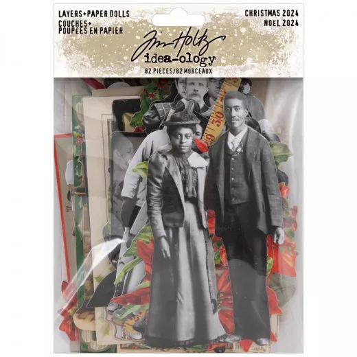 Tim Holtz - Idea-Ology - Die-Cuts - Layers + Paper Dolls - Christmas 2024