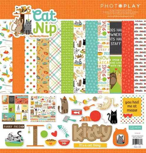 PhotoPlay - Cat Nip - 12x12 Collection Pack