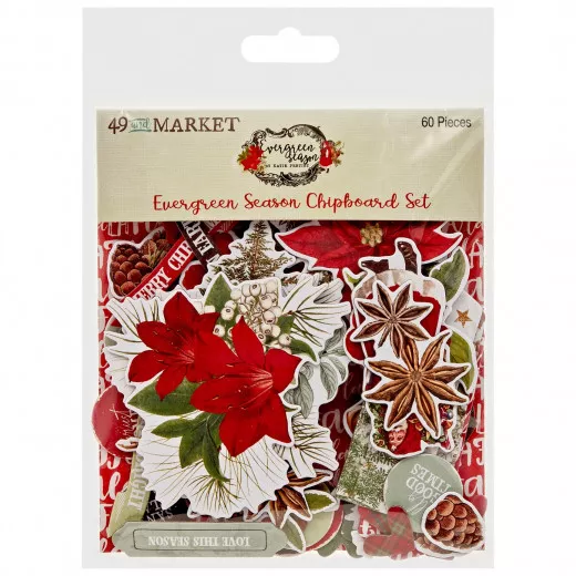 Chipboard Set - Evergreen Season