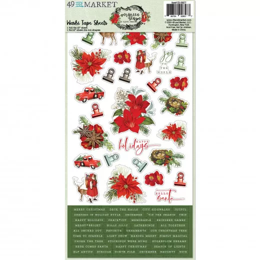 49 And Market - Evergreen Season - Washi Sheet