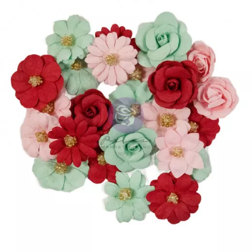 Paper Flowers - 25 & Peppermint - Sparkling