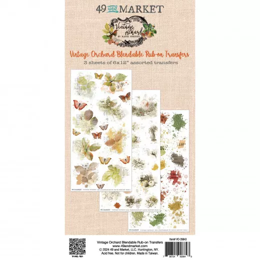 49 And Market - Vintage Orchard - Blendable - 6x12 Rub-On Transfer