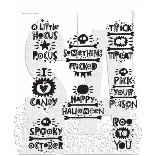 Cling Stamps Tim Holtz - Halloween Whatnots